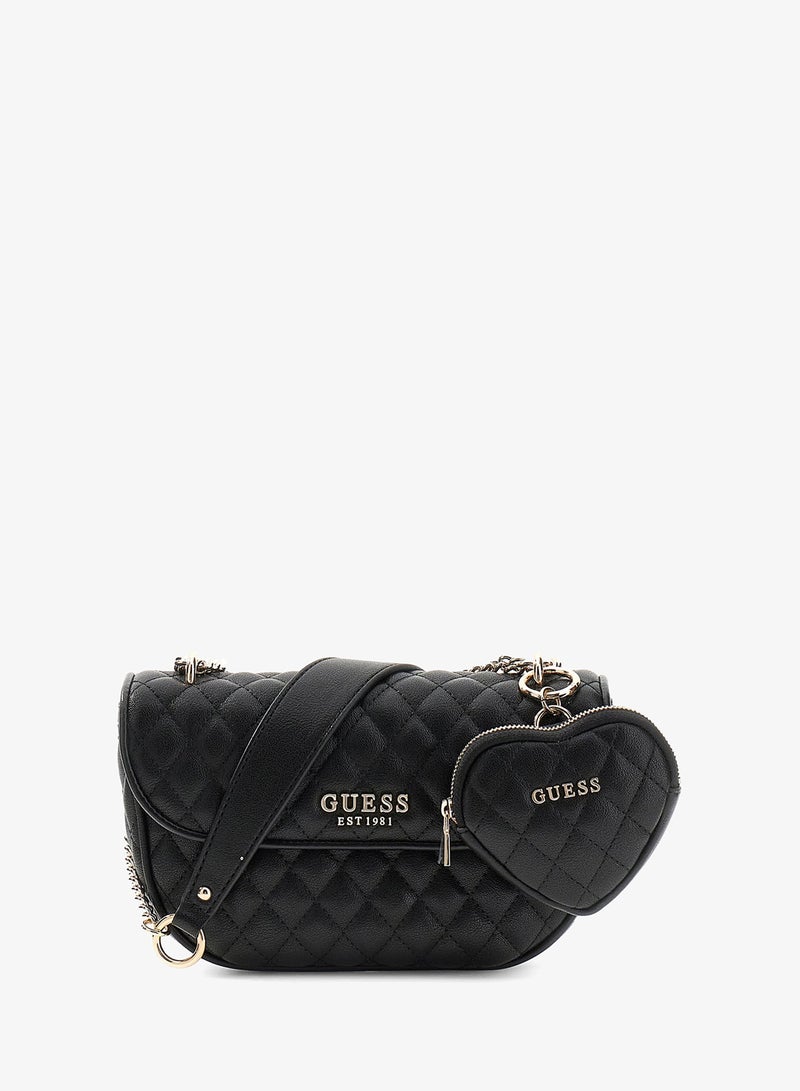 GUESS Atabey Quilted Convertible Shoulder Bag - Image 1